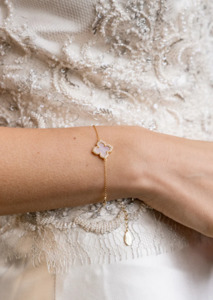 Pearl Bracelets: Georgini Gold Plated Sydney Soiree Fairwater Mother of Pearl Bracelet