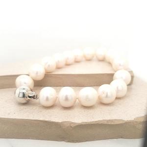 Pearl Bracelets: Sterling Silver 10-11mm Freshwater Pearl Bracelet