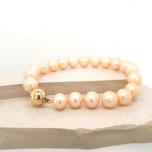 Pearl Bracelets: Freshwater Apricot Pearl Bracelet