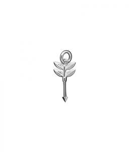 Karen Walker Sterling Silver Mini Feather Arrow Charm