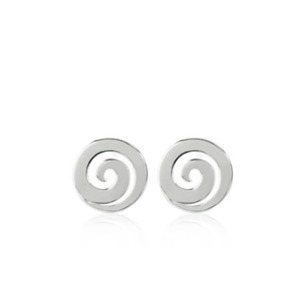 Evolve Sterling Silver Koru (Harmony) Stud Earrings
