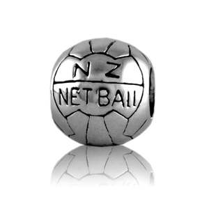 Sports Adventure: Evolve Sterling Silver Netball Charm