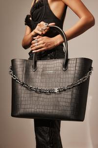 Stolen Girlfriends Club Matte Black Amplifier Tote Bag