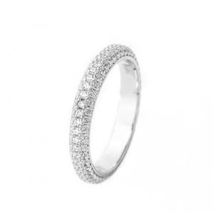 Georgini Rings: Georgini Sterling Silver Goddess Pave Ring