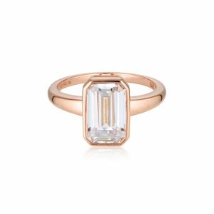 Georgini Rose Gold Plated Luxe Sontuosa Ring