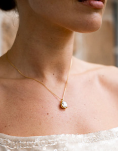 Georgini Necklaces: Georgini Gold Plated Sydney Soiree Elaine Cushion Cut Pendant Necklace