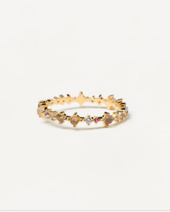 Pd Paola Rings: PD Paola 18ct Gold Plated Atelier Papillon Ring