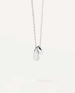 Pd Paola Necklaces: PD Paola Sterling Silver Sugar Necklace
