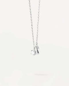 Pd Paola Necklaces: PD Paola Sterling Silver Water Necklace