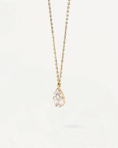 PD Paola 18ct Plated Gold Vanilla Necklace