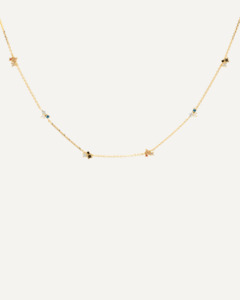 PD Paola 18ct Gold Plated Atelier La Palette Necklace 55cm
