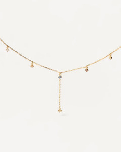 PD Paola 18ct Gold Plated Five Mana Necklace 55cm