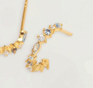 PD Paola Gold Plated Atelier Ombre Earrings