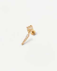 PD Paola 18ct Yellow Gold Plated Yoki Rutile Quartz Earrings