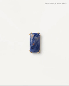 PD Paola 18ct Yellow Gold Plated Maiko Sodalite Earrings