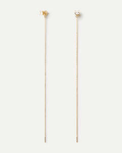 PD Paola 18ct Yellow Gold Plated Belle Drop Earrings