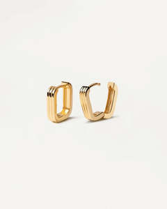 PD Paola 18ct Yellow Gold Plated Nova Earrings