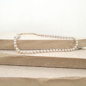 Sterling Silver 21cm Poppet Ball Chain