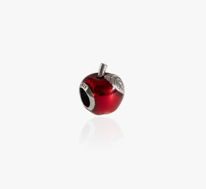 Evolve Sterling Silver Red Apple Honest Charm