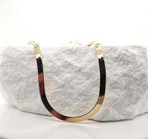 Gold Chains: 9ct Yellow Gold Solid 3.4mm Herringbone Chain