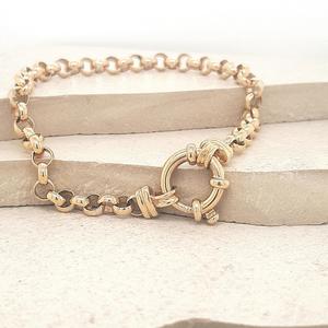 Hannahs Edit: 9ct Yellow Gold Belcher Bracelet