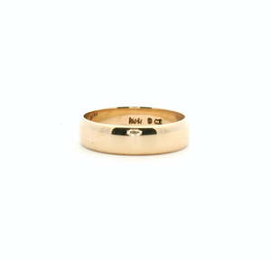 Estate 9ct Yellow Gold Plain 4.5mm Band