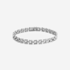 Daniel Wellington Steel Perfect Pair Link 3 Row Bracelet