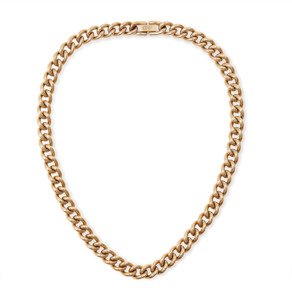Daniel Wellington Rose Gold Plated Chunky Chain Necklace