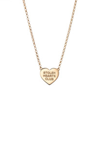 Stolen Girlfriends Club 18ct Gold Plated Stolen Hearts Club Necklace