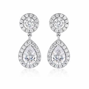 Boxing Day Sale Georgini: Georgini Sterling Silver Mina Love is in the Air Drop Earrings