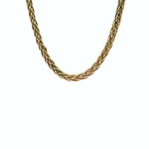 Boxing Day Sale Gold: 9ct Fine Wheatsheaf Necklace 29.420gms