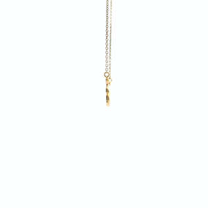 Boxing Day Sale Gold: 14ct Yellow Gold Starburst Necklace 45cm