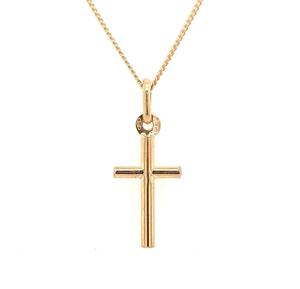 9ct Yellow Gold Cross Pendant