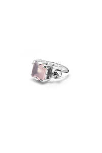 Gift Guide Under 500: Stolen Girlfriends Club Sterling Silver Punk Rose Pink Topaz Ring