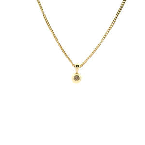 Gift Guide Under 500: 9ct Yellow Gold Champagne Diamond Teacup Pendant