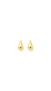 Teardrop Medium Stud Earrings in 9ct Yellow Gold