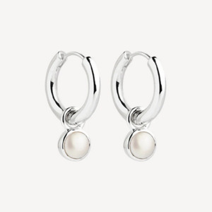 Najo Sterling Silver Heavenly Freshwater Pearl Earrings
