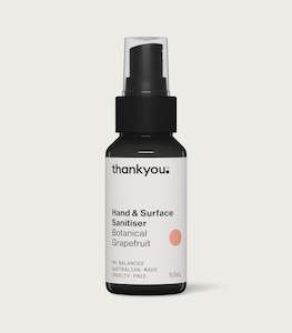 Hand Santiser: Hand & Surface Sanitiser | Botanical Grapefruit