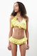 Ruffle Bikini Top Lemon
