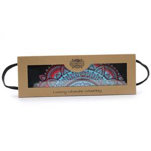 Luxury Lavender Wheat Bag in Gift Box - Mandala
