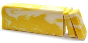 Artisan Olive Oil Soaps: Lemon - Olive Oil Soap - SLICE approx 100g