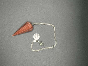 Crystal Pendulums: Crystal Pendulum - Red Jasper