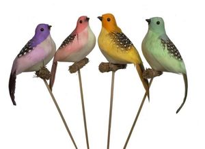 Art Crafts: Artificial Bird on Pick - 10cm