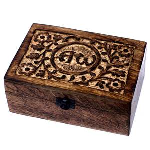 Aromatherapy Floral Carved Boxes: Mango Aromatherapy Box - AW (holds 24)