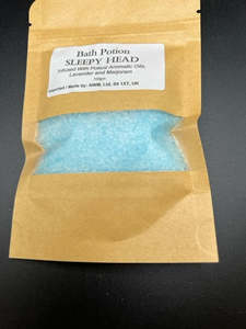 Aromatherapy Bath Potion in Kraft Bag - Sleepy Head