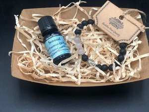 Aromatherapy Gift Packs: Lava Stone Aromatherapy Pack - Sensual Rose Quartz