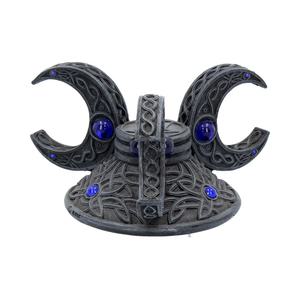 Ancient Wisdom Crystal Balls: Triple Moon Crystal Ball Holder 10cm