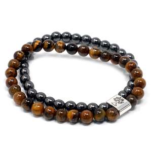 Magnetic Gemstone Bracelets: Magnetic Gemstone Bracelet - Tiger Eye