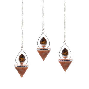 Lantern of Life Pendulum - Sunstone & Tiger Eye