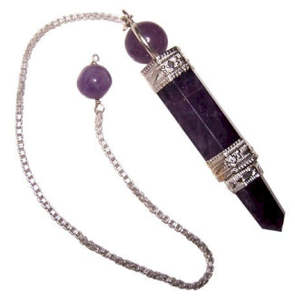 Special Crystal Pendulums: Special Crystal Pendulum - Amethyst